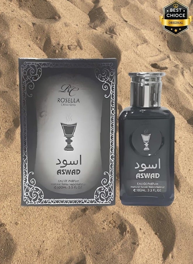 روزيلا عطر أسود للجنسين 100 مل ماء عطر - Image 1